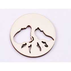 L570-Decupaj copacul vietii model 3 din lemn pentru licheni 5cm 1buc