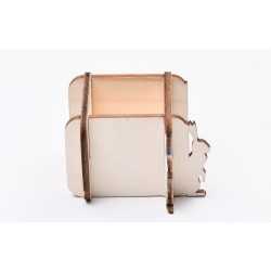 L684-Decupaj cutie lemn "Iepuras" -1 buc L684-Decupaj cutie lemn "Iepuras" -1 buc