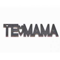 L707-Breloc din MDF negru "Te iubesc Mama" 8.5x2 cm - 1 buc L707-Breloc din MDF negru "Te iubesc Mama" 8.5x2 cm - 1 buc
