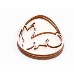 L716-Ou cu iepuras decorativ pentru licheni 3 straturi 12x8.5cm - 1 buc L716-Ou cu iepuras decorativ pentru licheni 3 straturi 12x8.5cm - 1 buc