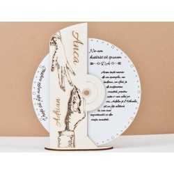 L733 -Ceas lemn "Ne-am hotarat sa spunem DA" 23 cm -1 bucata L733 -Ceas lemn "Ne-am hotarat sa spunem DA" 23 cm -1 bucata