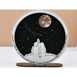 L755-Decoratiune MDF " 1 Univers ... " 19x19 cm - 1 buc L755-Decoratiune MDF " 1 Univers ... " 19x19 cm - 1 buc