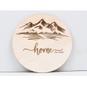 L756-Decoratiune lemm " Home ... " 22 cm - 1 buc