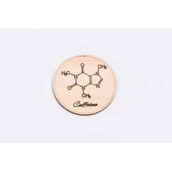 L773-Decoratiune lemn " Cerc formula Cafeina " 7 cm - 1 buc L773-Decoratiune lemn " Cerc formula Cafeina " 7 cm - 1 buc