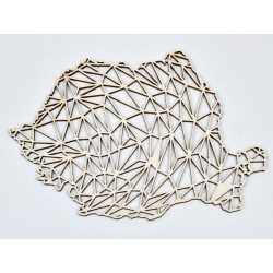 L781-Decoratiune lemn "Harta Romaniei " 26x18cm L781-Decoratiune lemn "Harta Romaniei " 26x18cm