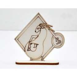 L787-Decoratiune lemn zodia Capricorn 10x10cm- 1 buc L787-Decoratiune lemn zodia Capricorn 10x10cm- 1 buc