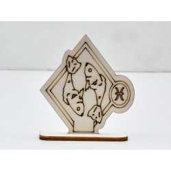 L789-Decoratiune lemn zodia Pesti 10x10cm- 1 buc L789-Decoratiune lemn zodia Pesti 10x10cm- 1 buc