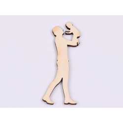 L815-Decoratiune lemn "Tata cu copil in brate" 8x2.5 cm - 1 buc L815-Decoratiune lemn "Tata cu copil in brate" 8x2.5 cm - 1 buc