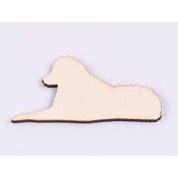 L816-Decoratiune lemn "Silueta caine" 5.5x2.5 cm - 1 buc L816-Decoratiune lemn "Silueta caine" 5.5x2.5 cm - 1 buc