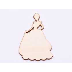 L863-Decupaj din lemn Printesa Cenusareasa 10x6 cm - 1 buc L863-Decupaj din lemn Printesa Cenusareasa 10x6 cm - 1 buc