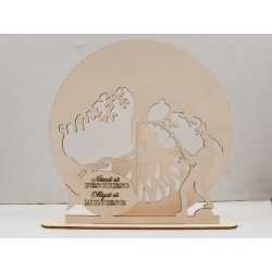 L1055-Decoratiune din lemn "Nascut sa pescuiesc" - 30 cm L1055-Decoratiune din lemn "Nascut sa pescuiesc" - 30 cm