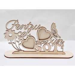 L192-Decupaj lemn "Pentru cel mai bun sot" pentru licheni sau fotografii 30x16cm 1buc L192-Decupaj lemn "Pentru cel mai bun sot" pentru licheni sau fotografii 30x16cm 1buc