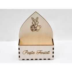L084-Plic din lemn sau suport pentru flori Iepuras cu ou 17x13x6cm 1 buc L084-Plic din lemn sau suport pentru flori Iepuras cu ou 17x13x6cm 1 buc