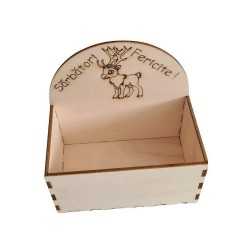 L356 Plic pentru flori cu cerb 16x10x8 cm L356 Plic pentru flori cu cerb 16x10x8 cm