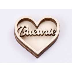 L455-Blank inima 3 straturi pentru licheni 4*4.5cm Bucurie-1 buc L455-Blank inima 3 straturi pentru licheni 4*4.5cm Bucurie-1 buc