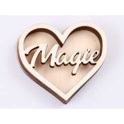 L459-Blank inima 3 straturi pentru licheni 4*4.5cm Magie- 1 buc