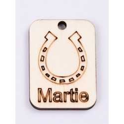 L415-Decupaj lemn 4*3cm Potcoava -1 buc