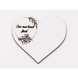 L1072-Decupaj inima flori MDF alb "Cea mai buna fiica", 6x7cm - 1 buc L1072-Decupaj inima flori MDF alb "Cea mai buna fiica", 6x7cm - 1 buc