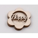 L1093-Blank 3 straturi pentru licheni 5*5cm Happy-1 buc