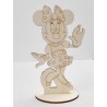 L246- Decupaj din lemn cu suport Minnie Mouse 25x15cm