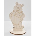 L259- Decupaj din lemn cu suport Winnie-the-Pooh 21x13cm