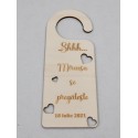 L271-Door Hanger personalizabil "Mireasa" 25x10cm 1buc