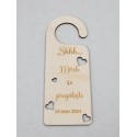 L272-Door Hanger personalizabil "Mirele" 25x10cm 1buc