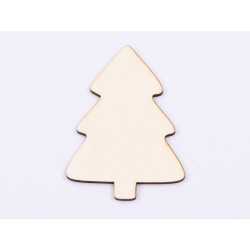 L951- Decoratiune bradut din lemn 7x5cm 1 buc