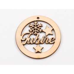 L332-Glob din lemn "Iubire" 7 cm