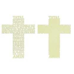 L435-Cruce rugaciune Tatal nostru 35x27cm 2 straturi placaj 4mm