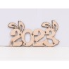 L1031-Decoratiune din lemn cu urechiuse "2023" - 21x11 cm