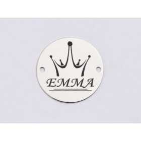 S114 - Serviciu de gravura personalizata nume si coronita